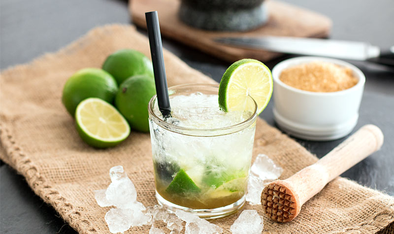 Erfrischender Caipirinha