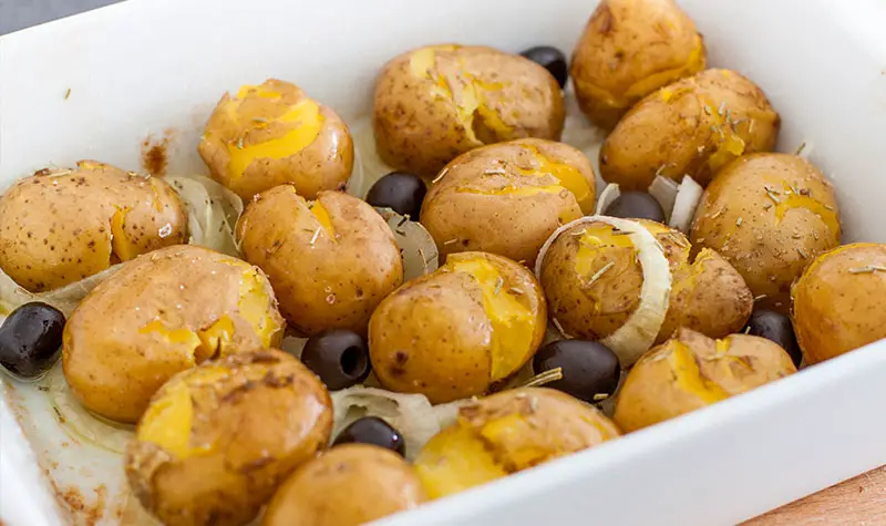 Faustschlag-Kartoffeln (Batatas ao murro)