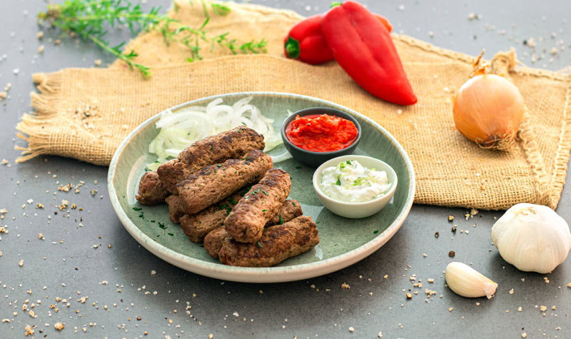 Cevapcici mit Ajvar (Rezept ohne Geschmacksverstärker)