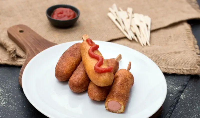 Rezept für amerikanische Corndogs
