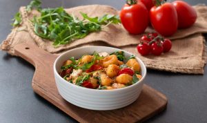 Gnocchi mit Feta, Rucola & Tomaten