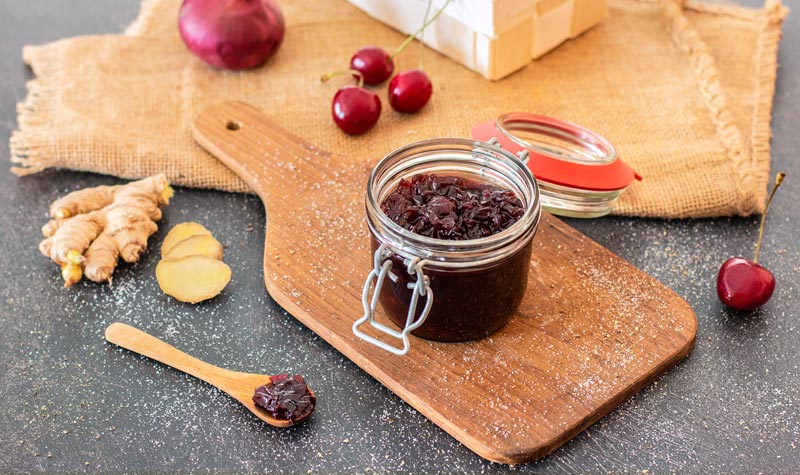 Unglaublich leckeres Kirsch-Chutney mit Zwiebeln