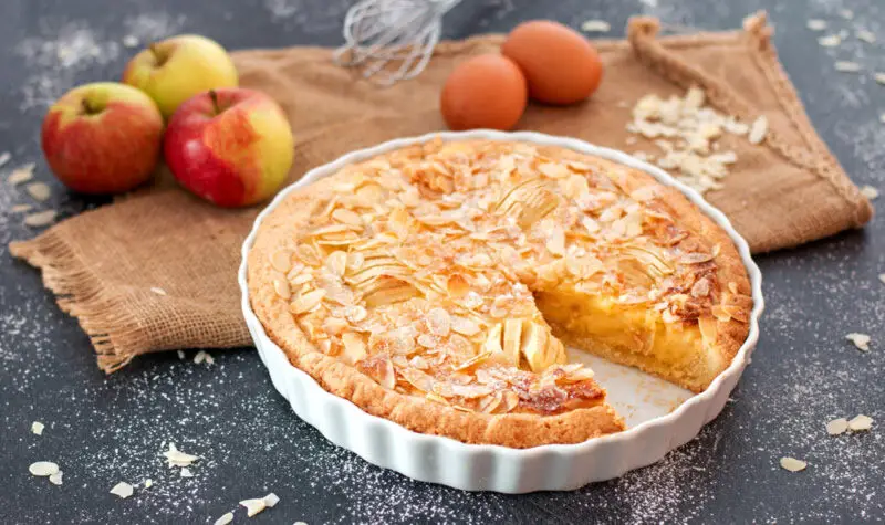 Rezept für Apfel-Marzipan-Kuchen
