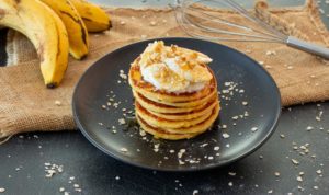 Super luftige Bananen-Quark-Pancakes