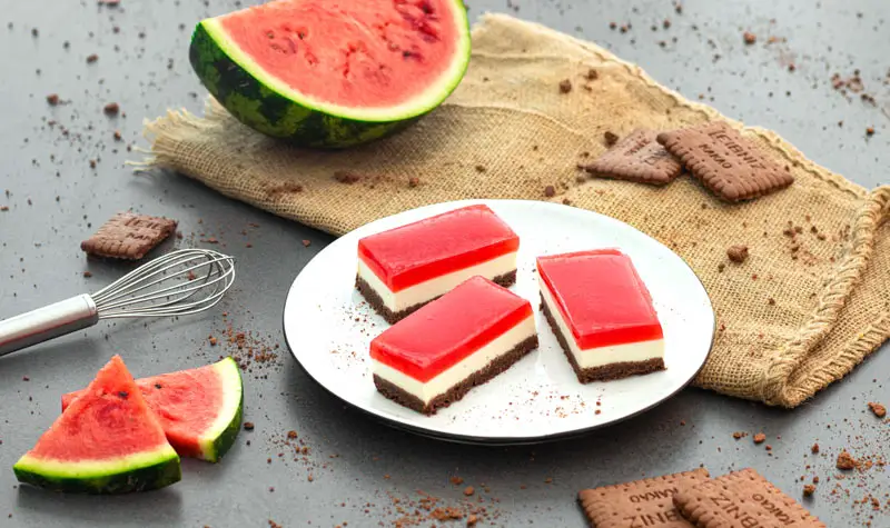 Erfrischende No-Bake Wassermelonen-Schnitten