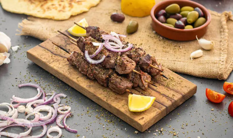 Leckeres Souvlaki wie beim Griechen