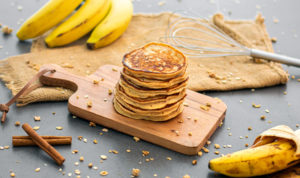 Zuckerfreie Bananen-Pancakes mit Skyr