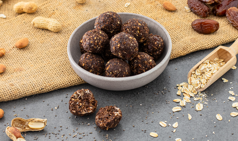 Schoko Bliss Balls: Natürlich und ohne Pulver